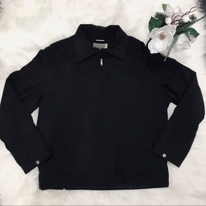 Guess Mens Jacket Large Polyester Black Soft Shell